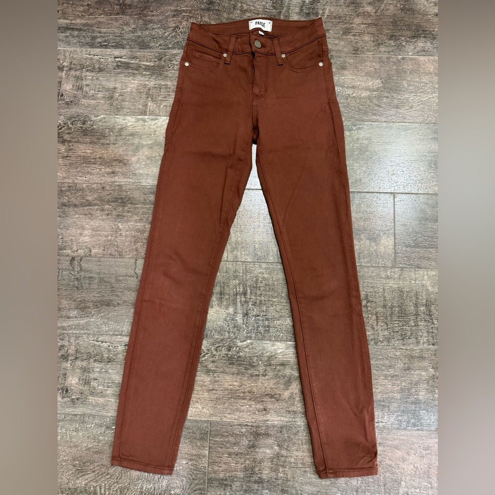 PAIGE Verdugo Ankle Jeans in Chocolate, Size 23